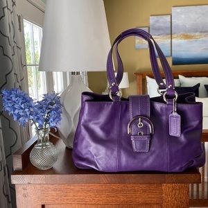 This is a beautiful Coach purse.